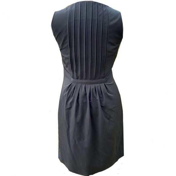 New Calvin Klein Sleeveless Pleated Sheath Dress - Picture 2 of 13